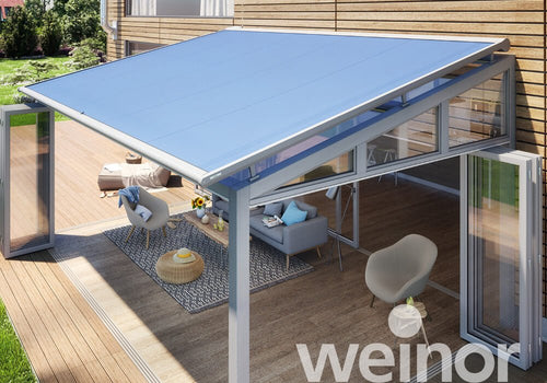 Conservatory Awning | Weinor WGM Top | Internal Glass Roof Shading | Spans Up To 6.5m