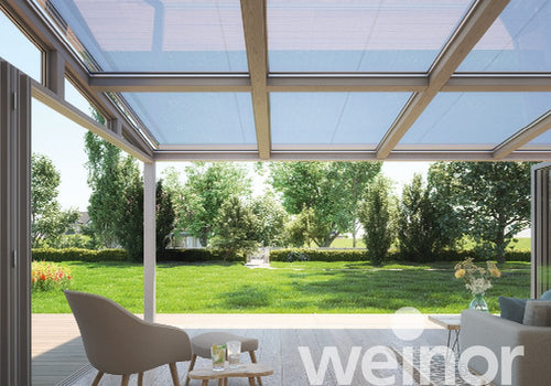 Conservatory Awning | Weinor WGM Top | Internal Glass Roof Shading | Spans Up To 6.5m
