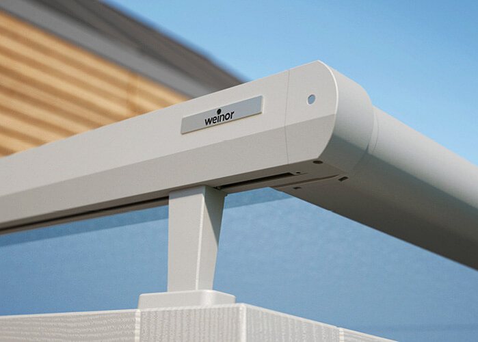 Conservatory Awning | Weinor WGM Top | Internal Glass Roof Shading | Spans Up To 6.5m