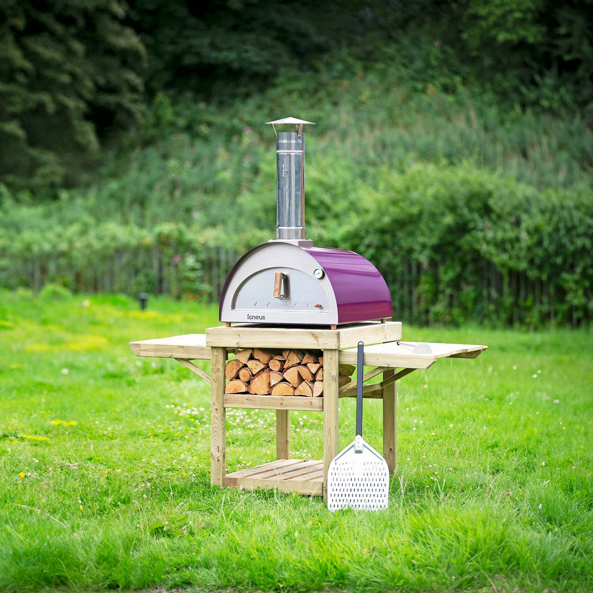 igneus classico wood fired pizza oven product exterior view — view 2