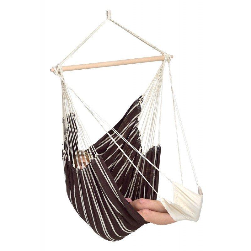 foot rest hanging chair product exterior view — view 2
