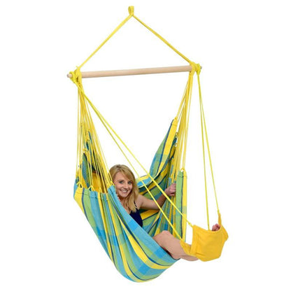 foot rest hanging chair product exterior view — view 4