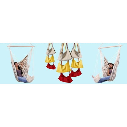 foot rest hanging chair product exterior view — view 7