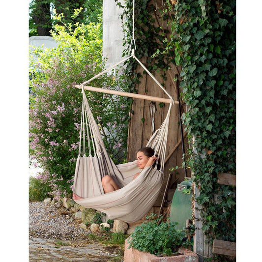 Artista Sand Hammock Chair — in use outdoors