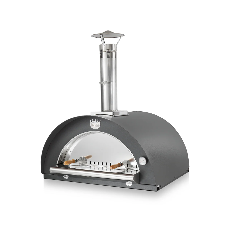 clementi original pulcinella wood fired pizza oven cutaway render