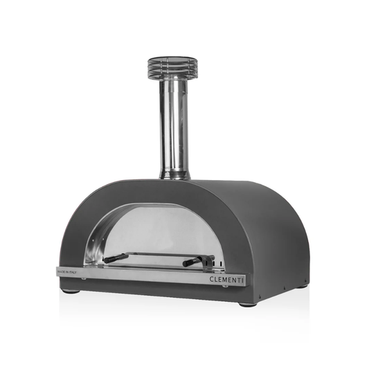 Clementi Gold Wood Fired Pizza Oven product exterior view