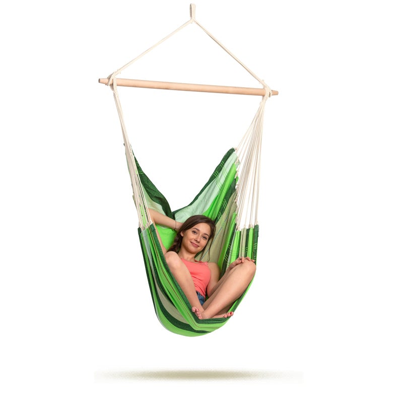 Brasil Oliva Hammock Chair — from an angle