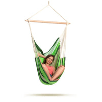Brasil Oliva Hammock Chair — from an angle