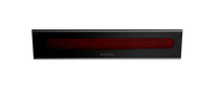 Bromic Platinum Smart-Heat Electric in black, switched on | Roma Verandas