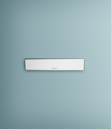 Bromic Platinum Smart-Heat Electric in white, product view | Roma Verandas