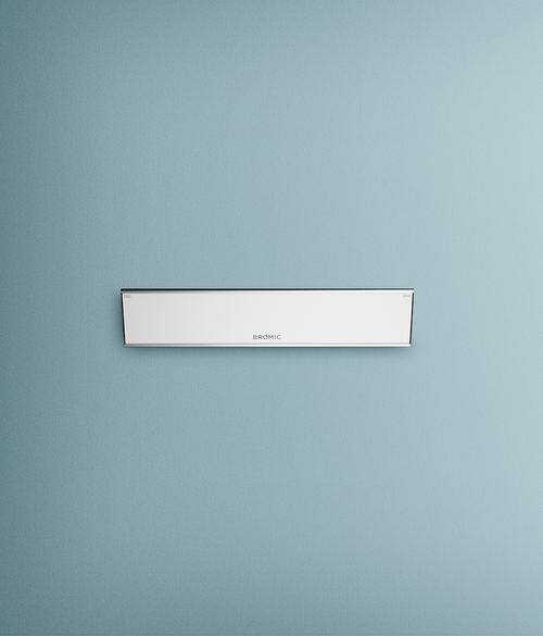 Bromic Platinum Smart-Heat Electric in white, product view | Roma Verandas