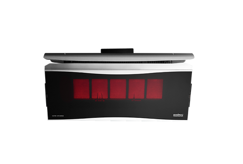 Bromic Platinum Smart-Heat Gas 500 Series, switched on | Roma Verandas