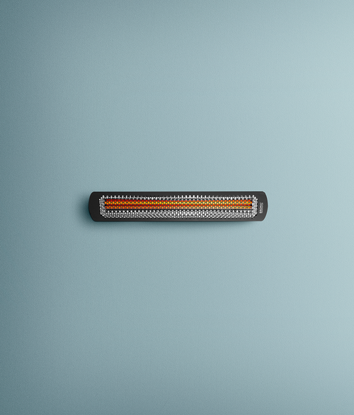 Bromic Tungsten Smart-Heat Electric in black, product view | Roma Verandas