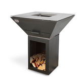 Clementi Colorado Wood Fired BBQ Grill — in use outdoors