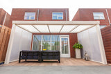 Polycarbonate Side Wall | Roma Verandas | 16mm Polycarbonate | Aluminium Frame | Universal Veranda Compatibility | Opal Clear or Solar Control