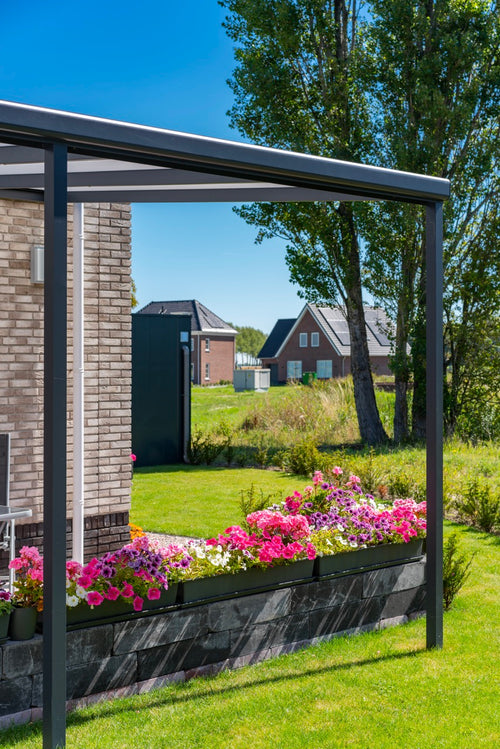 Aluminium Carport | The Stretto | Slim Profile | Aluminium Beam Covers | Wall Mounted or Freestanding | Clean Premium Finish