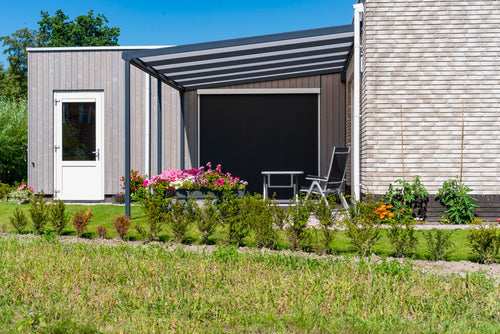 Aluminium Carport | The Stretto | Slim Profile | Aluminium Beam Covers | Wall Mounted or Freestanding | Clean Premium Finish
