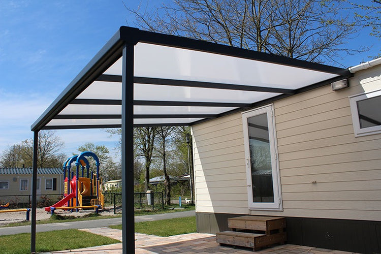 Aluminium Carport | The Stretto | Slim Profile | Aluminium Beam Covers | Wall Mounted or Freestanding | Clean Premium Finish