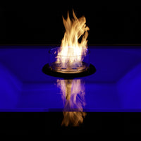 GlammFire Flut Floating Burner — from an angle