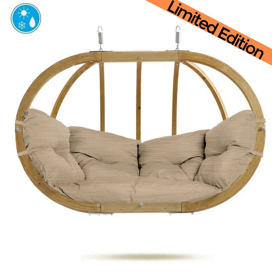 Globo Royal Sahara Hanging Egg Chair — front view