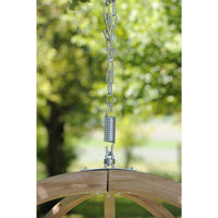 globo single verde hanging egg chair product exterior view — view 3