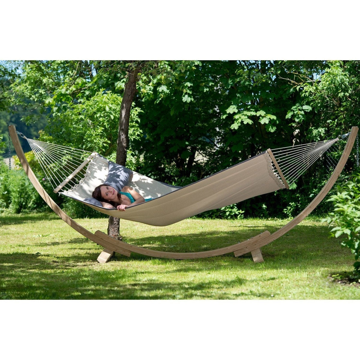 American Dream Sand Hammock — in use outdoors