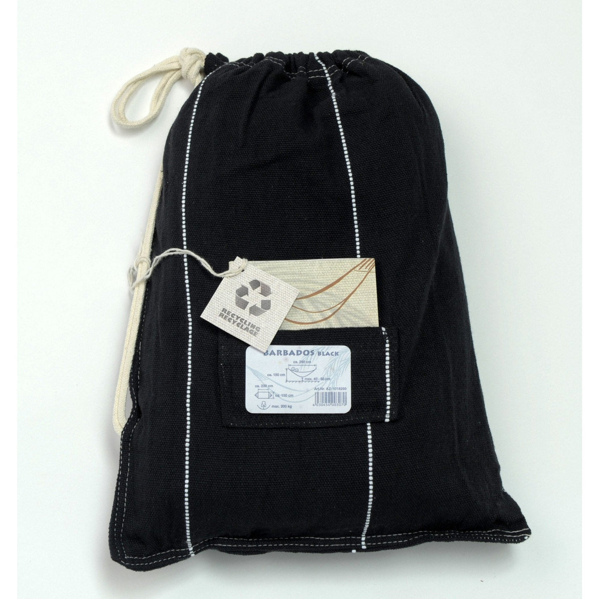 Barbados Black Hammock — styled in a garden setting