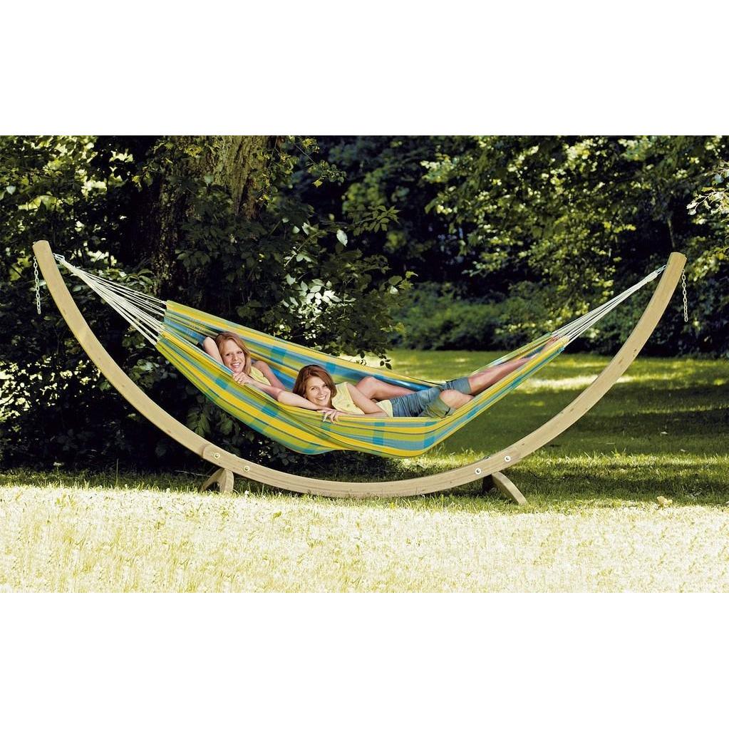 Barbados Lemon Hammock — in use outdoors