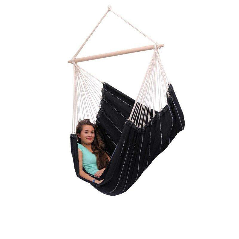 Brasil Black Hammock Chair — front view