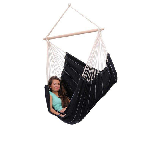 Brasil Black Hammock Chair — front view