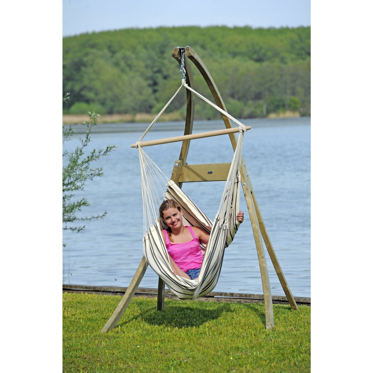 brasil cappuccino hammock chair product exterior view — view 5