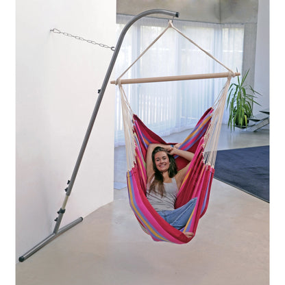 Brasil Grenadine Hammock Chair — side profile