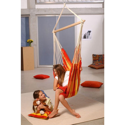 Brasil Papaya Hammock Chair — close-up detail