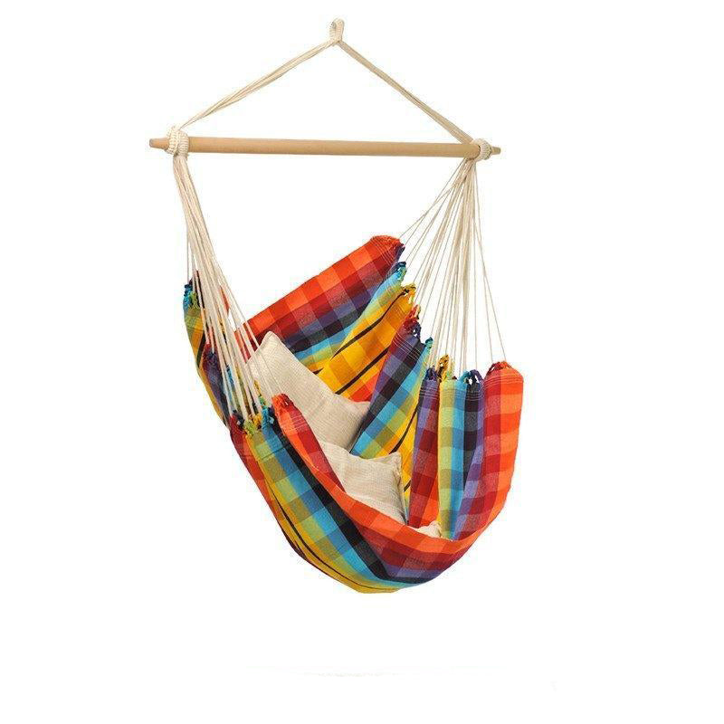 Brasil Rainbow Hammock Chair — front view