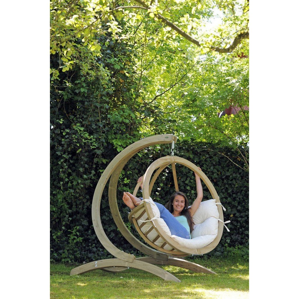 Globo Single Egg Chair Stand — from an angle