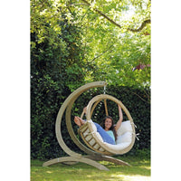 Globo Single Egg Chair Stand — from an angle