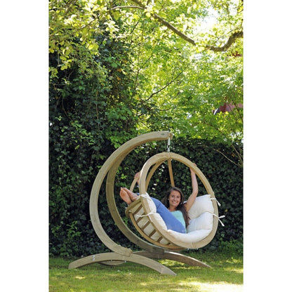 Globo Single Egg Chair Stand — from an angle