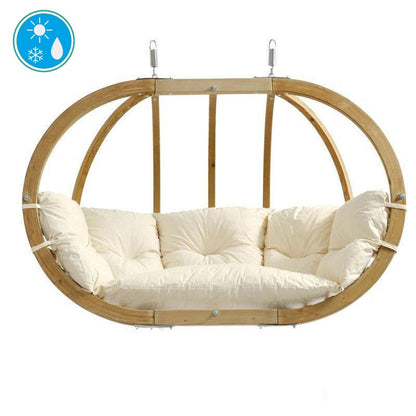 Globo Royal Natura Hanging Egg Chair — front view