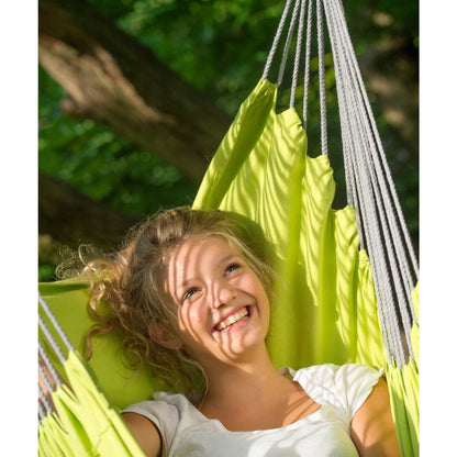 Panama Kiwi Hammock Chair — from an angle