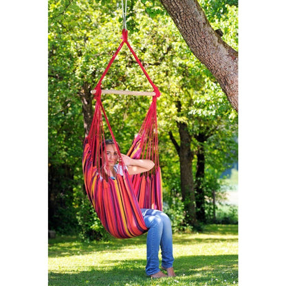 Relax Vulcano Hammock Chair — in use outdoors