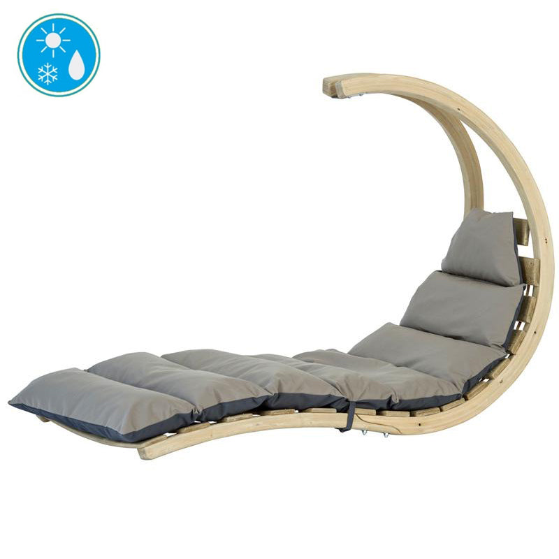 swing lounger anthracite taupe product exterior view