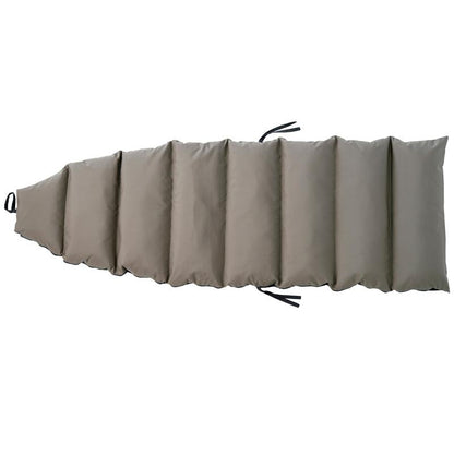 swing lounger anthracite taupe product exterior view — view 3