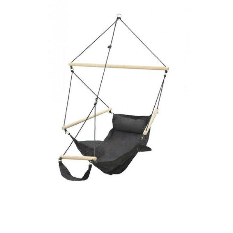 Swinger Black Hammock Chair — front view