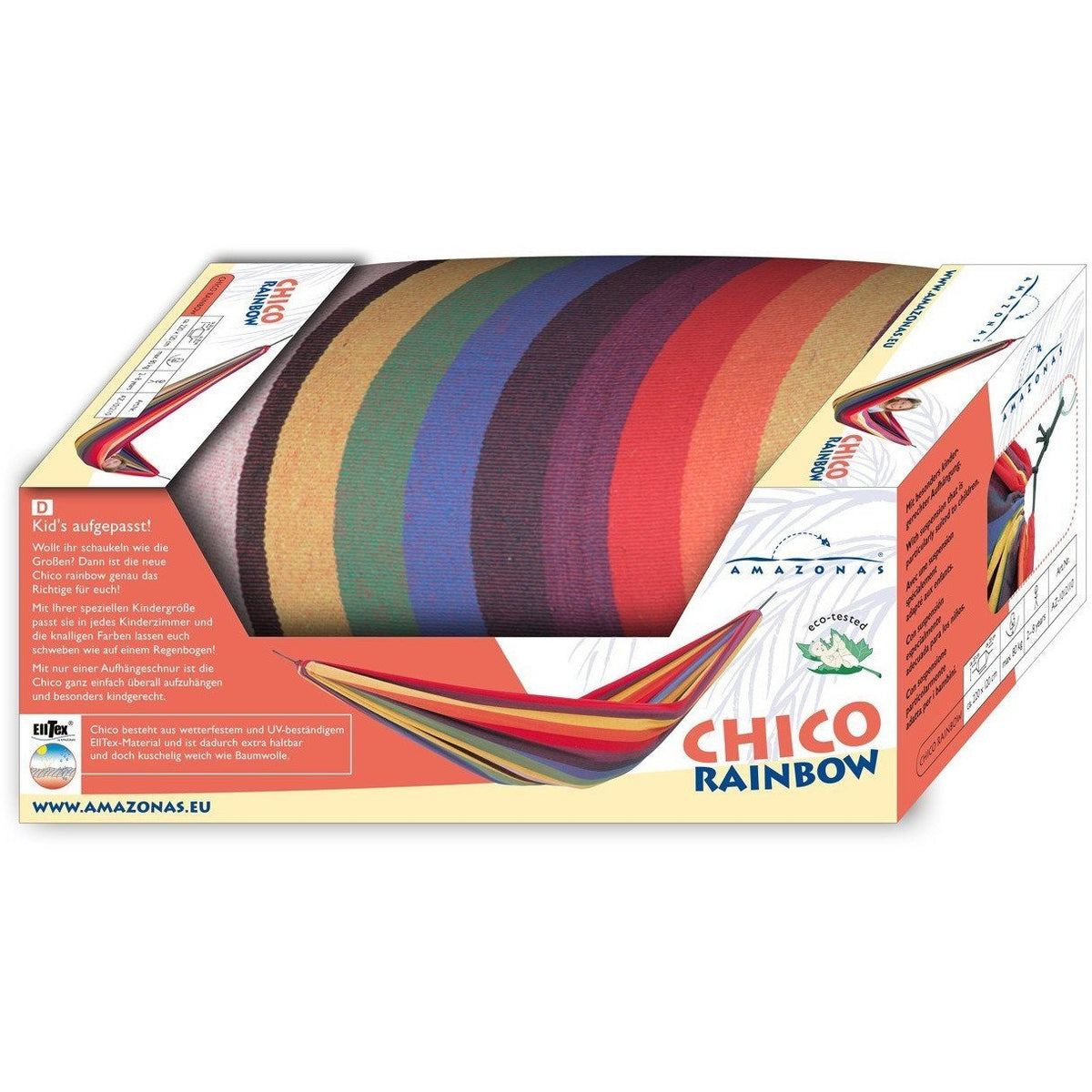 chico rainbow hammock childrens product exterior view — view 4