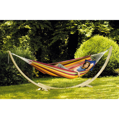 Lambada Tropical Hammock — in use outdoors