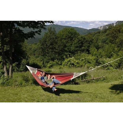 Paradiso terracotta Hammock — styled in a garden setting