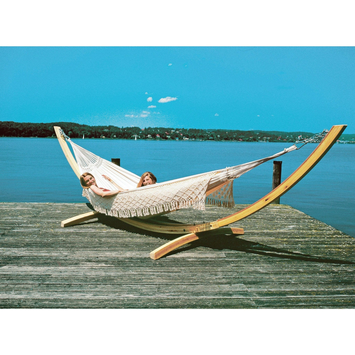 Rio Hammock — in use outdoors