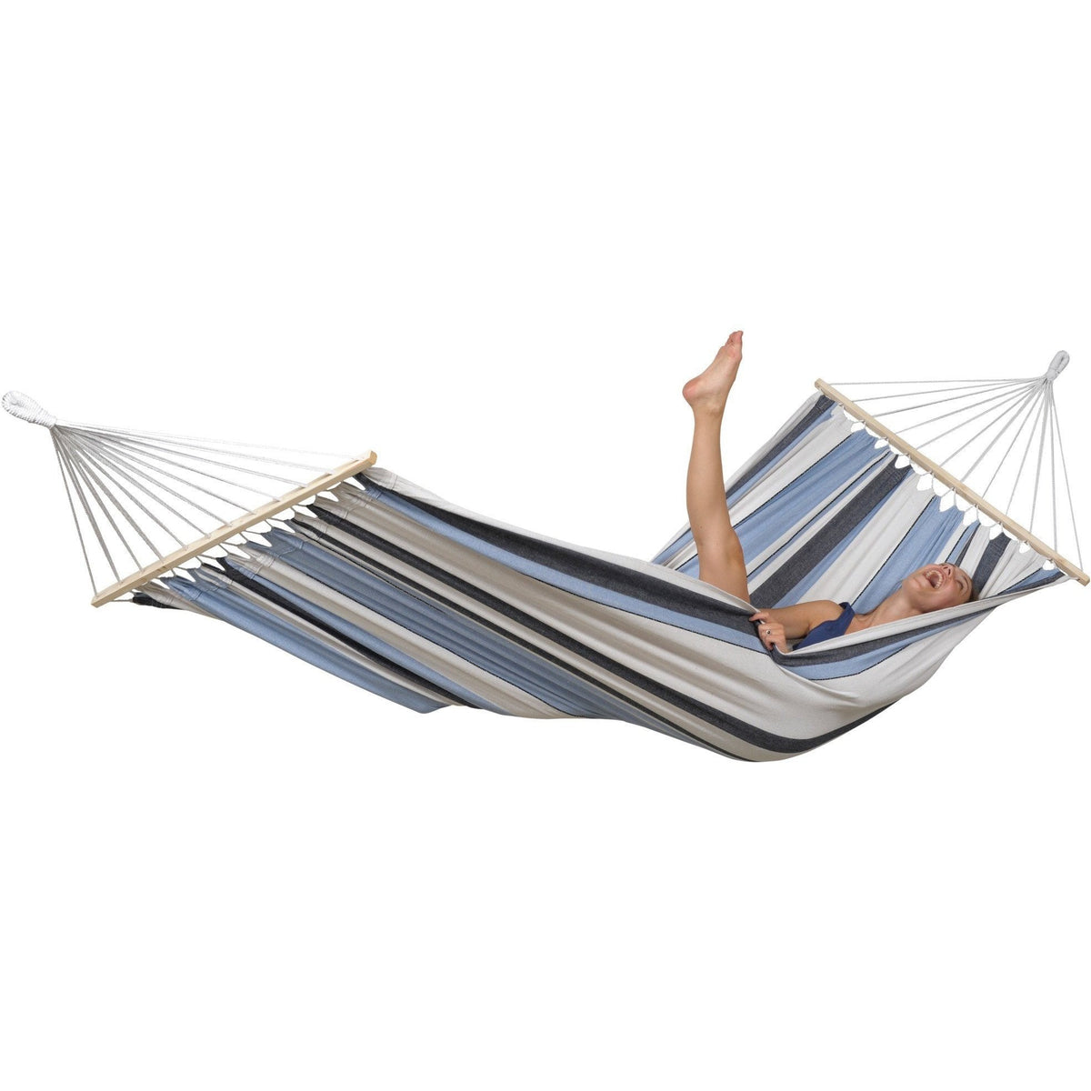 Samba Marine Hammock — styled in a garden setting
