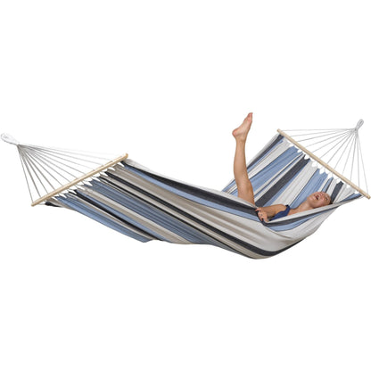 Samba Marine Hammock — styled in a garden setting
