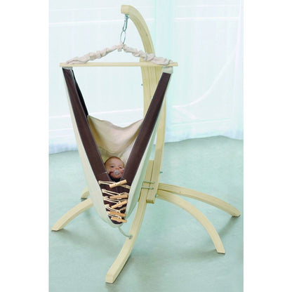 Hippo Baby Hammock Stand — in use outdoors